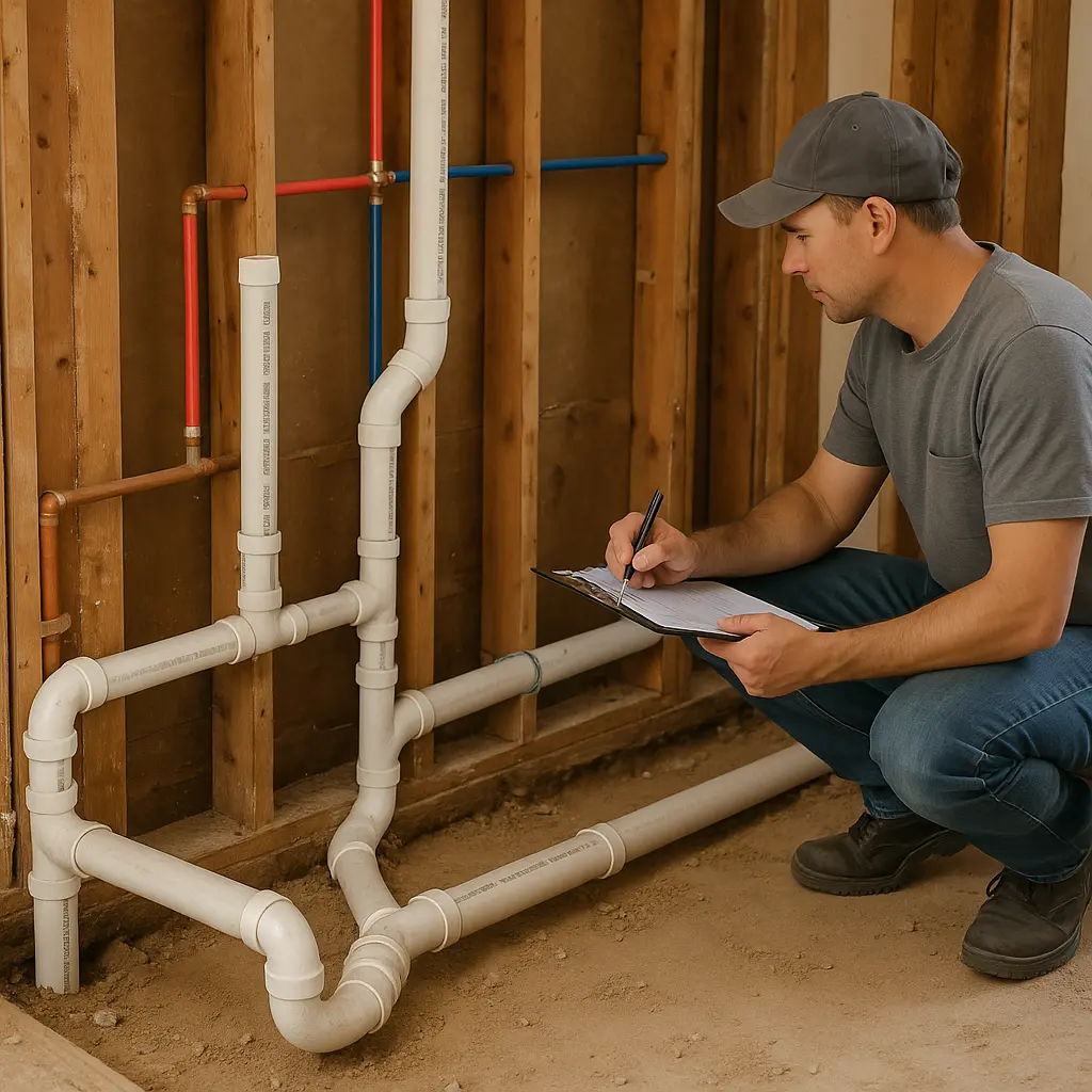 kingdombasedplumbing_blog_a plumber inspecting pipes