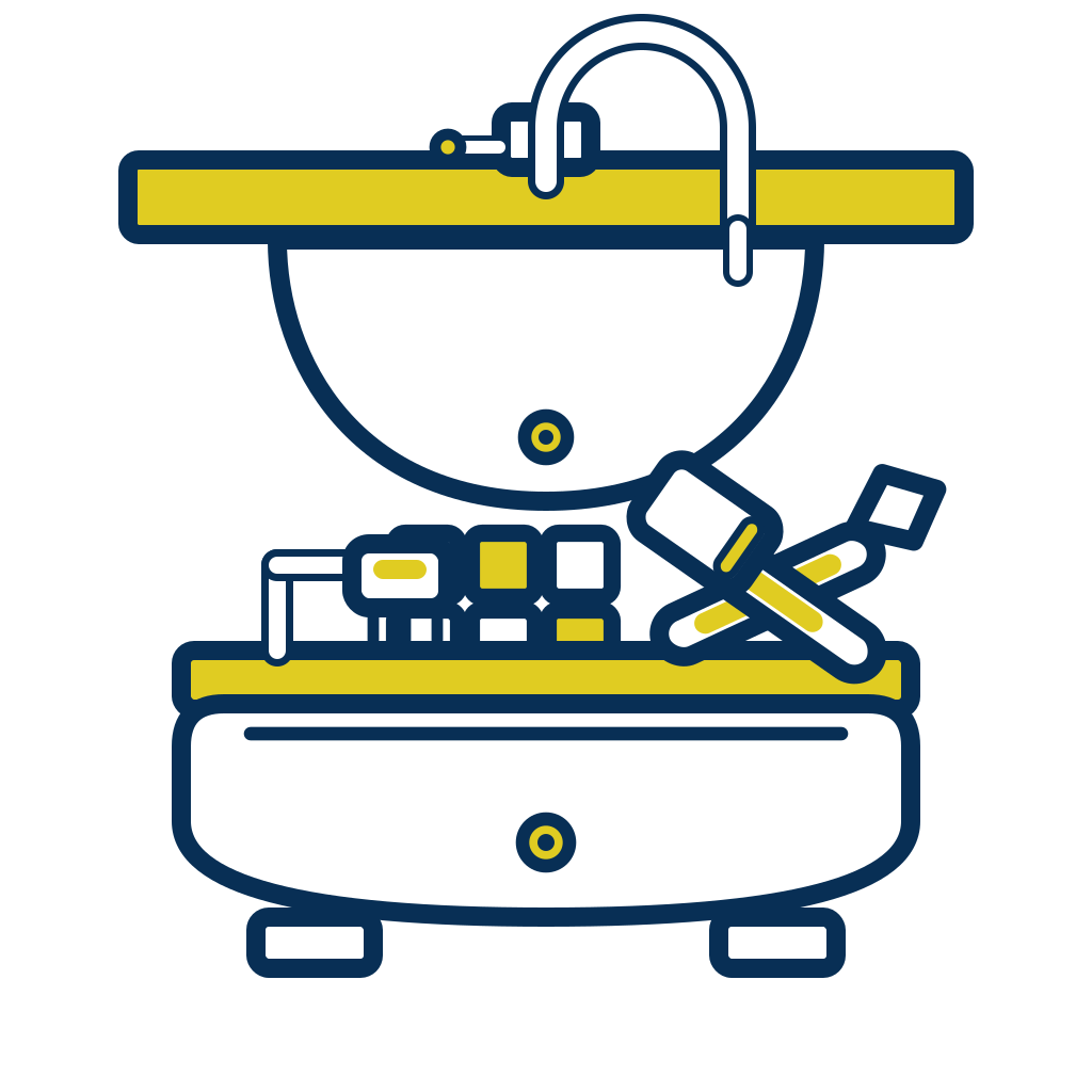 kitchen and bathroom remodeling service icon