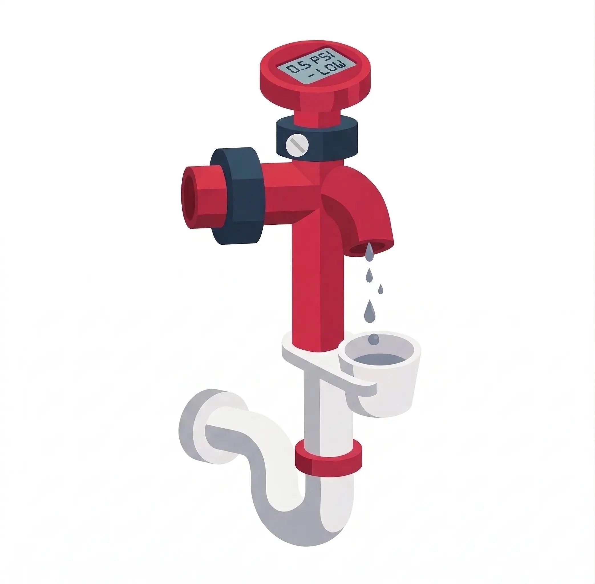 LOW OR NO WATER PRESSURE